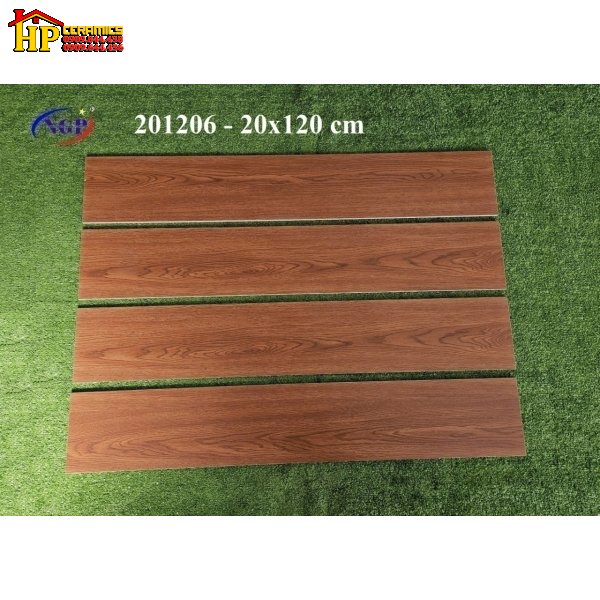 GẠCH GIẢ GỖ 20X120 VÂN GỖ NÂU ĐỎ 201206 CAO CẤP GIÁ RẺ