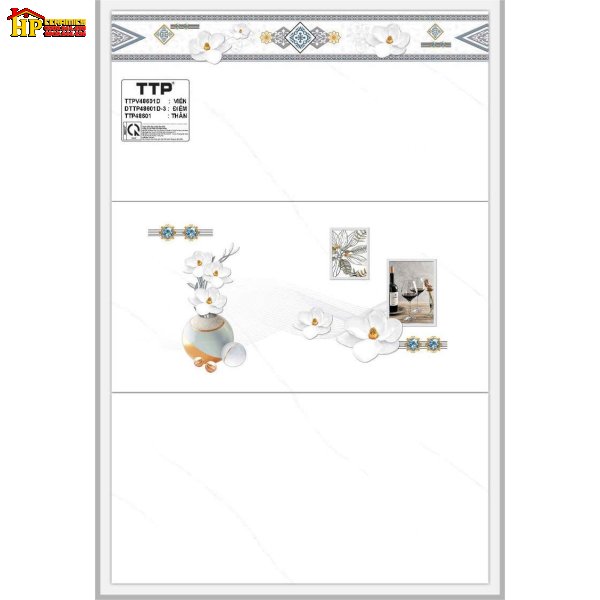 GẠCH ỐP TƯỜNG 40X80 TRẮNG VÂN KHÓI ĐIỂM BÔNG SỨ TRẮNG 48601D CAO CẤP GIÁ RẺ