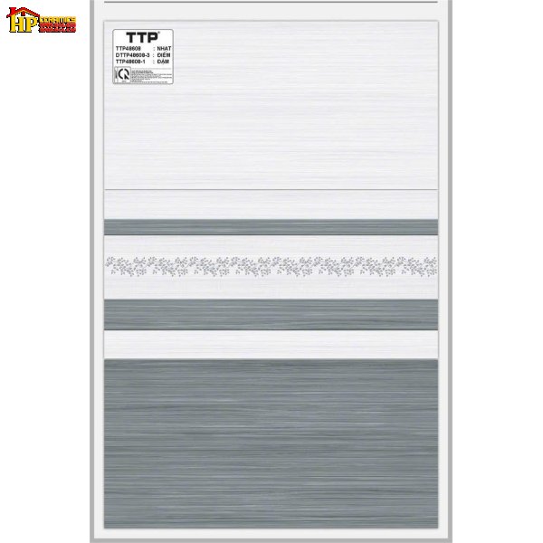 GẠCH ỐP TƯỜNG 40X80 SỌC XÁM ĐẬM LỢT ĐIỂM BÔNG DÂY 48608 CAO CẤP GIÁ RẺ