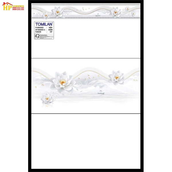 GẠCH ỐP TƯỜNG 40X80 TRẮNG TRƠN ĐIỂM BÔNG MẪU ĐƠN TRẮNG 48400 CAO CẤP GIÁ RẺ