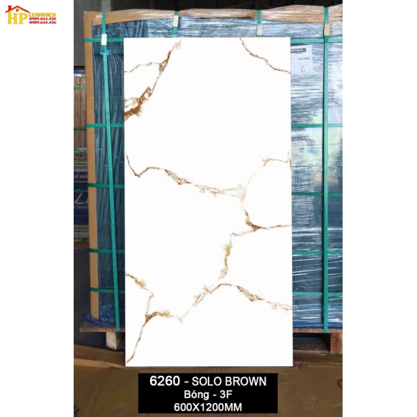 GẠCH LÁT NỀN 60X120 TRẮNG VÂN NÂU 6260 NHẬP KHẨU CAO CẤP