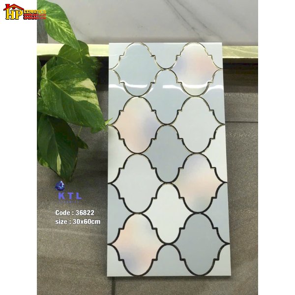 GẠCH TRANG TRÍ 30X60 SẮC MÀU XÁM KHÓI ÁNH XÀ CỪ HỌA TIẾT LỒNG ĐÈN MAROC NHẬP KHẨU CAO CẤP