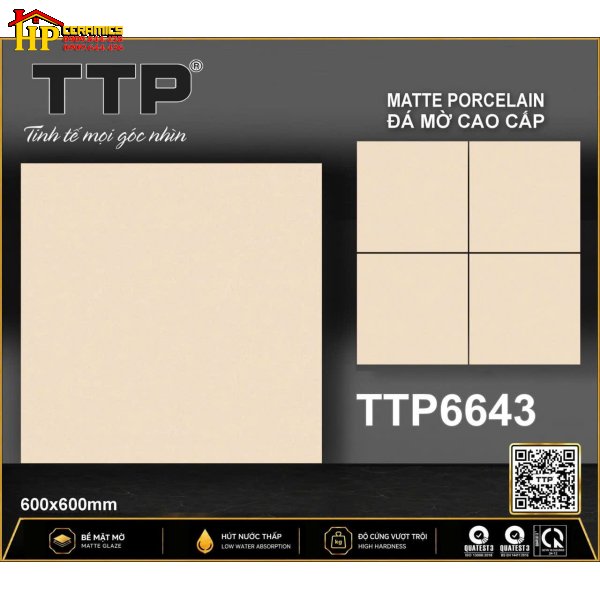 GẠCH LÁT NỀN 60X60 MÀU KEM VÀNG MỜ VÂN ĐÁ CÁT MỊN LOANG NHẸ CAO CẤP GIÁ RẺ