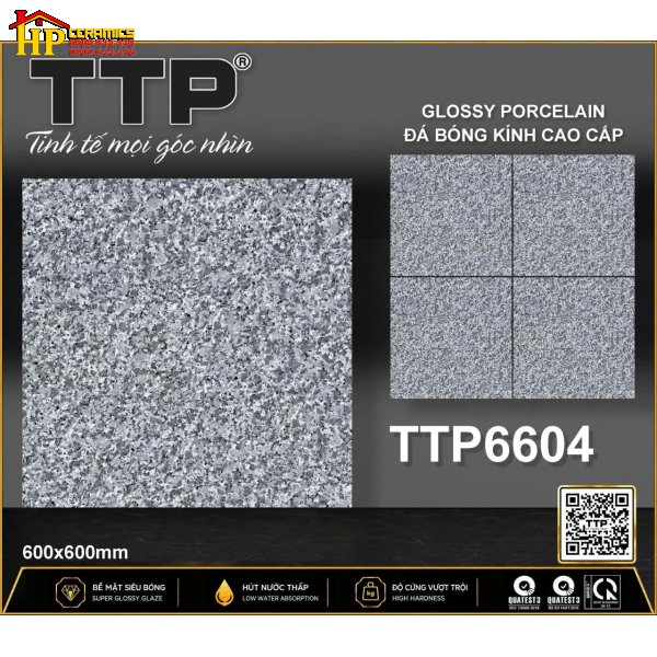 GẠCH LÁT NỀN 60X60 SẮC MÀU XÁM HỌA TIẾT GIẢ ĐÁ HOA CƯƠNG CAO CẤP GIÁ RẺ