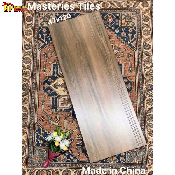 GẠCH CẦU THANG 47X120 VÂN GỖ ÓC CHÓ NÂU PHA XÁM NHẬP KHẨU CAO CẤP