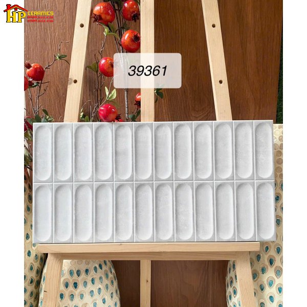 GẠCH TRANG TRÍ 30X60 MÀU XÁM XI MĂNG DẬP LÕM OVAN 3D NHẬP KHẨU CAO CẤP