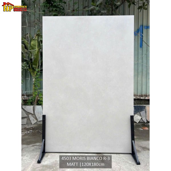 GẠCH LÁT NỀN 120X180 VÂN ĐÁ CẨM THẠCH MỜ SIÊU NHẸ TRÊN NỀN TRẮNG XÁM NGỌC TRAI NHẬP KHẨU CAO CẤP