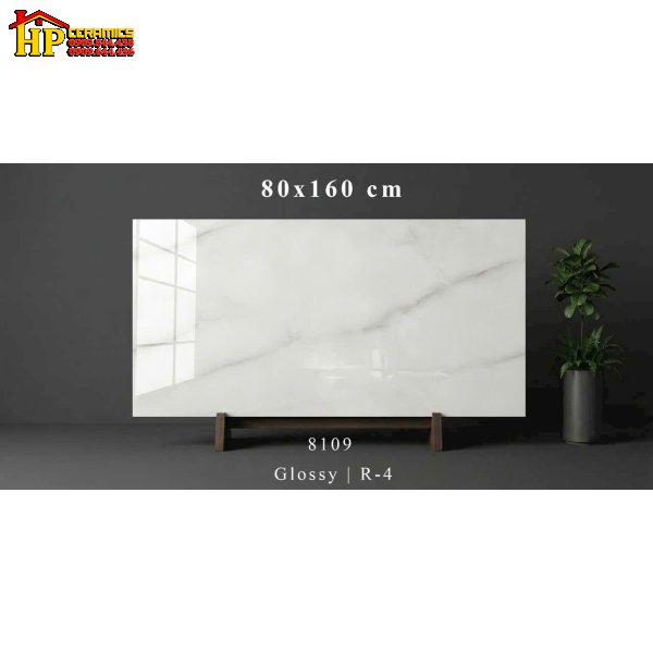 GẠCH LÁT NỀN 80X160 MÀU TRẮNG HỌA TIẾT VÂN ĐÁ CALACATTA MALBLE EFFECT NHẬP KHẨU CAO CẤP