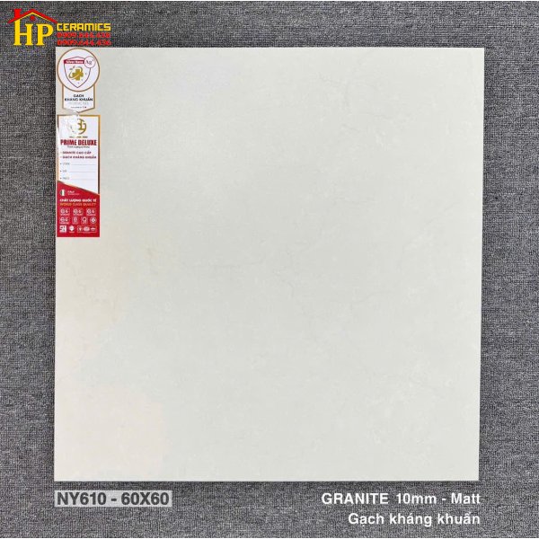 GẠCH LÁT NỀN 60X60 SẮC KEM SỮA VÂN ĐÁ LOANG BỒNG BỀNH CAO CẤP