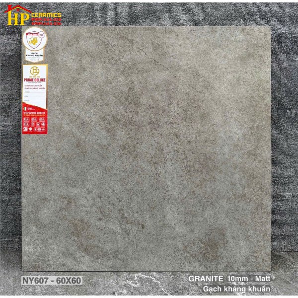 GẠCH LÁT NỀN 60X60 SẮC MÀU XÁM ĐẬM PHA CHÚT NÂU TRẦM MỜ VÂN ĐÁ MARBLE TỰ NHIÊN CAO CẤP