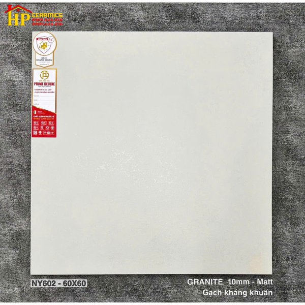 GẠCH LÁT NỀN 60X60 SẮC KEM NHẸ MỜ VÂN HẠT MỊN TỰ NHIÊN CAO CẤP