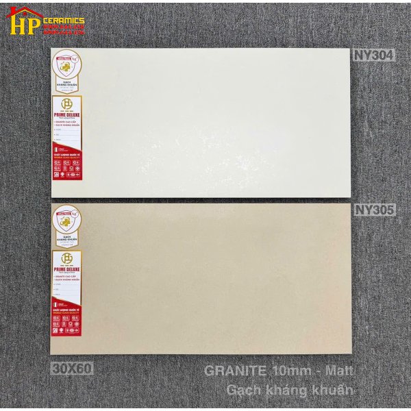 GẠCH ỐP LÁT 30X60 VÂN ĐÁ KEM NHẠT VÀ ĐẬM KHÁNG KHUẨN CAO CẤP 