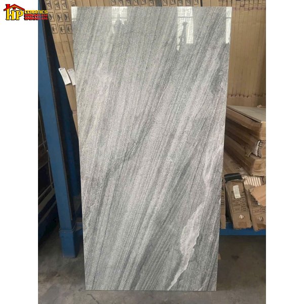 GẠCH LÁT NỀN 60X120 MÀU XÁM GHI VÂN ĐÁ MARBLE CHẠY CHÉO DÀI LIÊN TỤC NHẬP KHẨU CAO CẤP