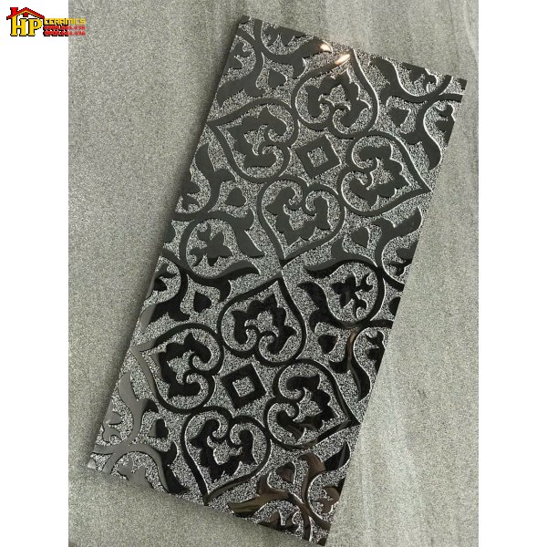 GẠCH TRANG TRÍ 30X60 SẮC MÀU BẠC BẠCH KIM HỌA TIẾT HOA VĂN DAMASK CỔ ĐIỂN KHẮC BẠC NHẬP KHẨU CAO CẤP